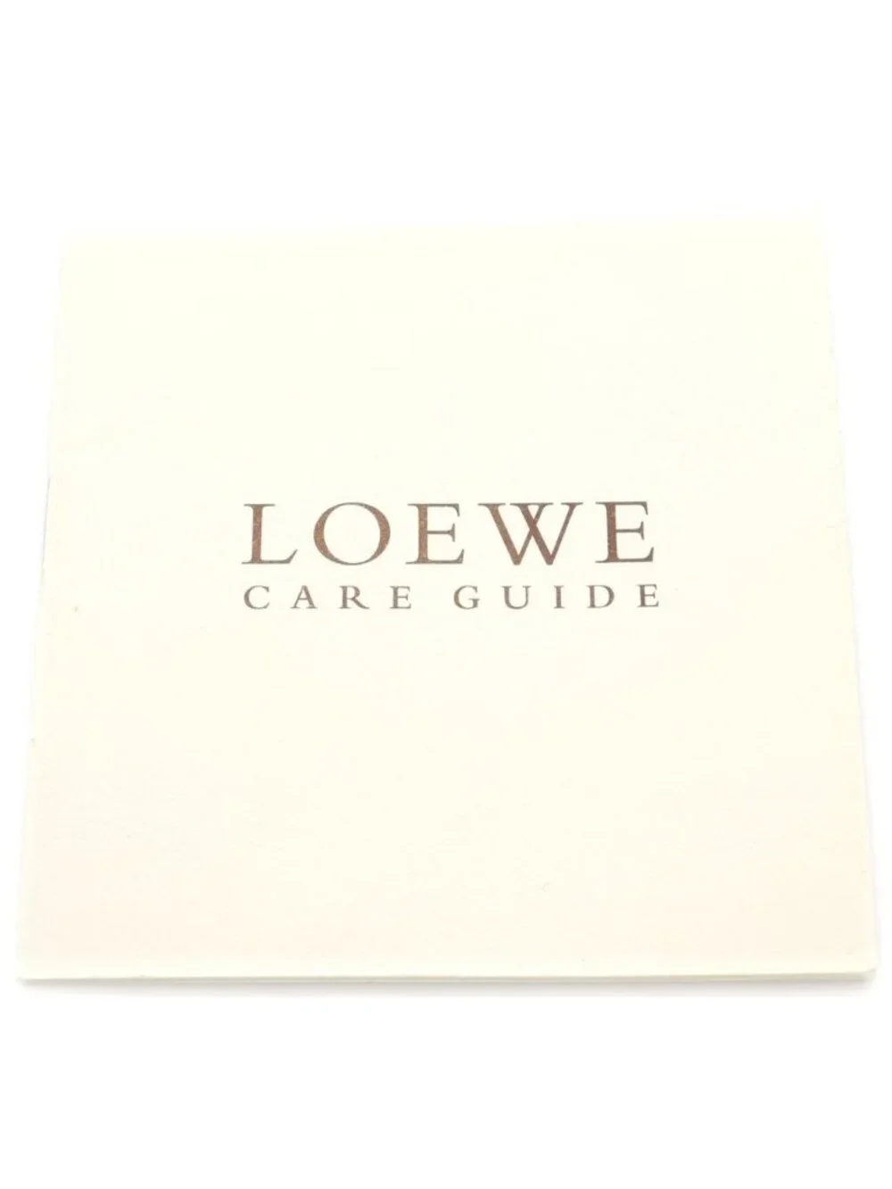 Loewe New Line Tote Brown Beige Leather Canvas Gold